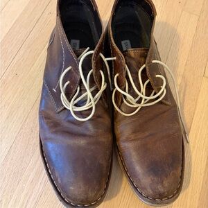 Steve Madden Men's Brown Leather Shoes
